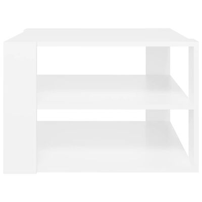 vidaXL fehér forgácslap dohányzóasztal 60 x 60 x 40 cm