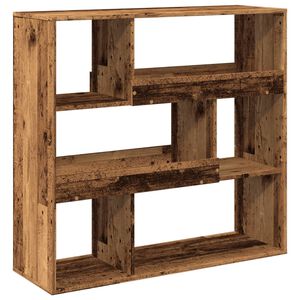 vidaXL antik fa sz&iacute;nű t&eacute;relv&aacute;laszt&oacute; k&ouml;nyvszekr&eacute;ny 100 x 33 x 94,5 cm