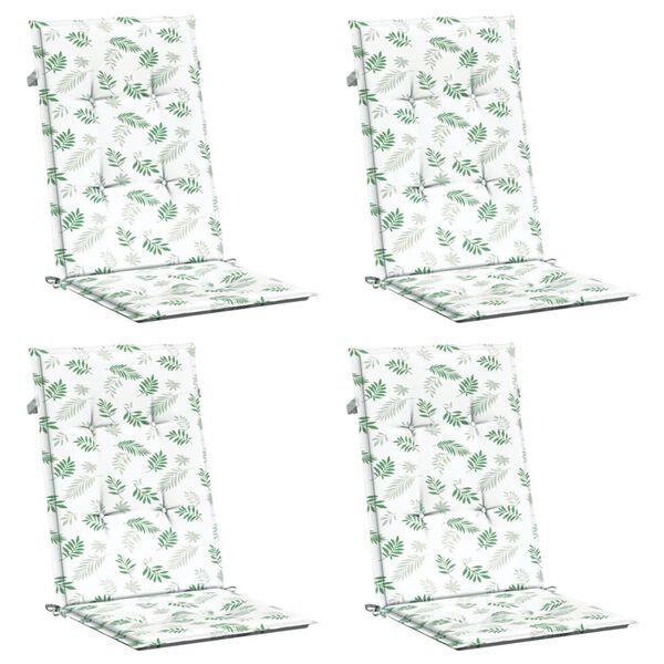 vidaXL 4 db lev&eacute;lmint&aacute;s sz&ouml;vet magas h&aacute;tt&aacute;ml&aacute;j&uacute; sz&eacute;kp&aacute;rna