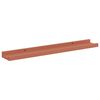 vidaXL Falpolc polcokkal t&aacute;rol&oacute;val 2 pcs Piros 60 x 9 x 3 cm Faanyag