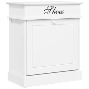 vidaXL feh&eacute;r cs&aacute;sz&aacute;rfa cipőszekr&eacute;ny 50 x 28 x 58 cm