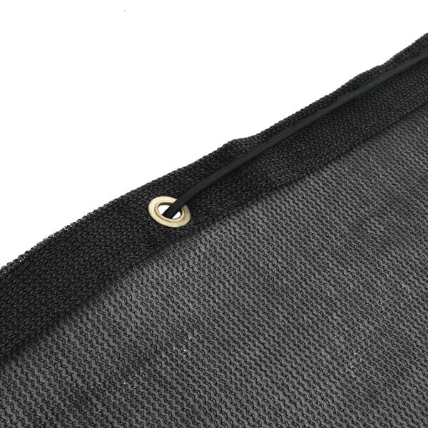 vidaXL fekete HDPE konténerháló 3,5 x 5 m