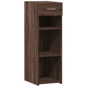 vidaXL barna t&ouml;lgy sz&iacute;nű szerelt fa t&aacute;lal&oacute;asztal 30 x 42,5 x 93 cm