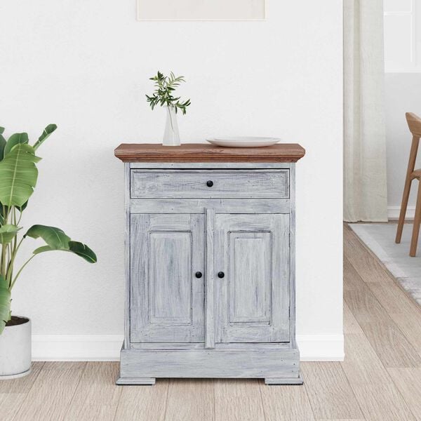 vidaXL T&aacute;rol&oacute;szekr&eacute;ny 63 x 30 x 79 cm T&ouml;m&ouml;r Mahag&oacute;ni Fa