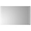 vidaXL LED-es f&uuml;rdőszobat&uuml;k&ouml;r 50x80 cm