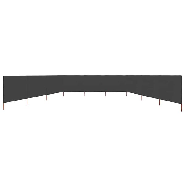 vidaXL antracitsz&uuml;rke 9 paneles sz&ouml;vet sz&eacute;lfog&oacute; 1200 x 160 cm