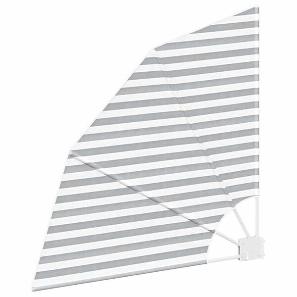 vidaXL Erkély adatvédelmi képernyő Antracit szürke és fehér