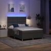 vidaXL LED Box Spring &Aacute;gy matracmal S&ouml;t&eacute;tsz&uuml;rke 160 x 200 cm sz&ouml;vet