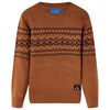 Gyerek pul&oacute;ver k&ouml;t&ouml;tt Cognac 104
