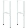 vidaXL 2 db sz&uuml;rke &aacute;ll&iacute;that&oacute; f&eacute;m munkapadv&aacute;z 55 x (69-95,5) cm