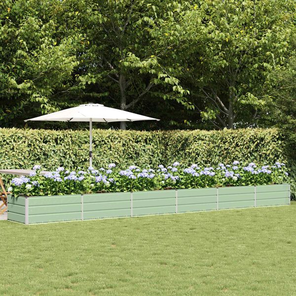 vidaXL N&ouml;v&eacute;nytart&oacute; Z&ouml;ld 600 x 80 x 45 cm Ac&eacute;l