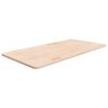 vidaXL kezeletlen t&ouml;m&ouml;r fa f&uuml;rdőszobai pult 100x50x1,5cm