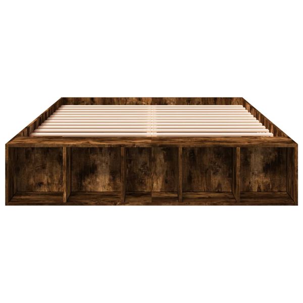 vidaXL f&uuml;st&ouml;s t&ouml;lgy sz&iacute;nű szerelt fa &aacute;gykeret 150 x 200 cm