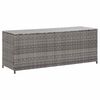 vidaXL sz&uuml;rke polyrattan kerti t&aacute;rol&oacute;l&aacute;da 150 x 50 x 60 cm