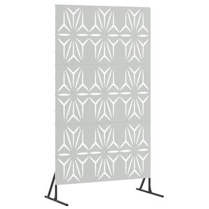 vidaXL Mag&aacute;nszf&eacute;ra K&eacute;pernyő 100 x 50 x 180 cm Horganyzott Ac&eacute;l Ez&uuml;st
