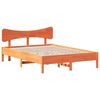 vidaXL viaszbarna t&ouml;m&ouml;r fenyőfa &aacute;gy matrac n&eacute;lk&uuml;l 120 x 200 cm