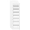 vidaXL 4 db feh&eacute;r lamell&aacute;s szekr&eacute;nyajt&oacute; 99 x2 9,5 cm