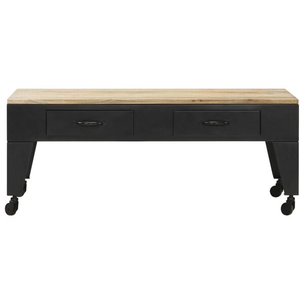 vidaXL t&ouml;m&ouml;r mang&oacute;fa doh&aacute;nyz&oacute;asztal 100 x 60 x 40 cm