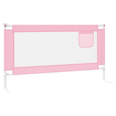 vidaXL rózsaszín szövet biztonsági leesésgátló 160 x 25 cm