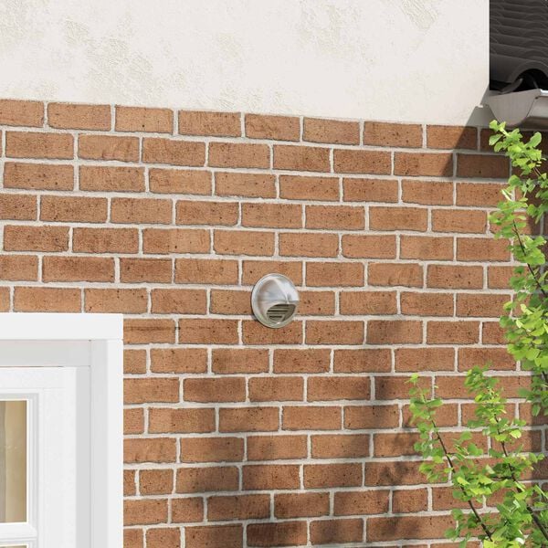 vidaXL Levegő szellőzőfed&eacute;l 2 pcs Ez&uuml;st 80 mm Rozsdamentes ac&eacute;l