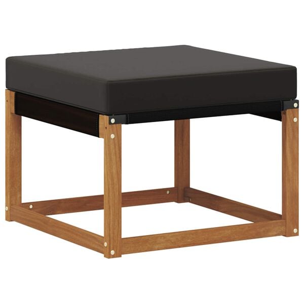 vidaXL K&uuml;lt&eacute;ri kanap&eacute; szett p&aacute;rn&aacute;val 6 pcs Term&eacute;szetes &eacute;s fekete