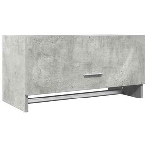 vidaXL betonsz&uuml;rke szerelt fa ruh&aacute;sszekr&eacute;ny 70 x 32,5 x 35 cm