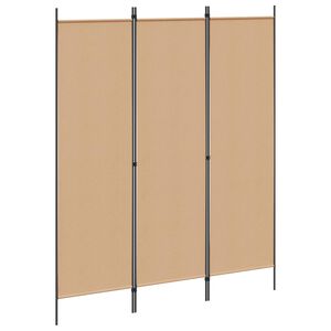 vidaXL feh&eacute;r 3 paneles parav&aacute;n 150 x 180 cm