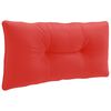 vidaXL H&aacute;tp&aacute;rna PUTTEN 100% poli&eacute;szter Piros 70 x 40 x 10 cm