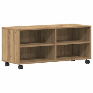 vidaXL TV szekr&eacute;ny 90 x 35 x 40.5 cm Barna Szerelt fa