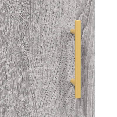 vidaXL szürke sonoma színű szerelt fa faliszekrény 60 x 31 x 60 cm