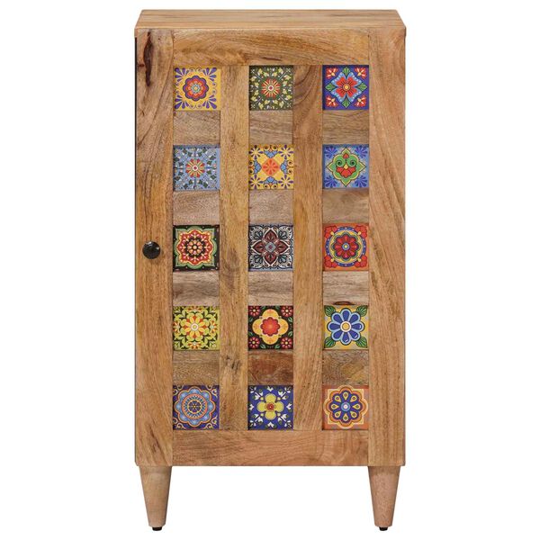 vidaXL Sz&eacute;f t&aacute;rol&oacute;val Term&eacute;szetes 40 x 33,5 x 75 cm T&ouml;m&ouml;r Mang&oacute;f&aacute;t