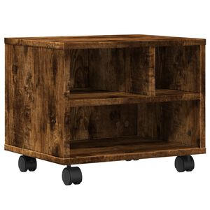 vidaXL f&uuml;st&ouml;lt t&ouml;lgy sz&iacute;nű nyomtat&oacute;&aacute;llv&aacute;ny kerekekkel 41x32x34,5 cm
