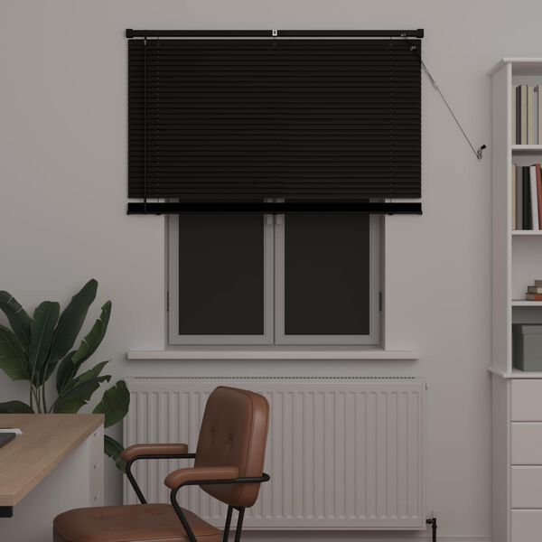 vidaXL Zsaluzia &Aacute;ll&iacute;that&oacute; Fekete 150 x 110 cm PVC