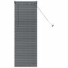 vidaXL Zsalug&aacute;ter Redőny&ouml;k S&ouml;t&eacute;tsz&uuml;rke 130 x 40 cm Alum&iacute;nium