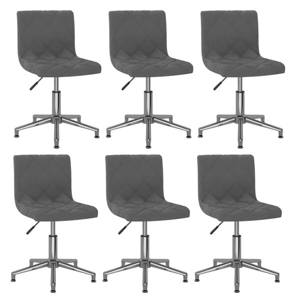 vidaXL 6 db s&ouml;t&eacute;tsz&uuml;rke b&aacute;rsony forg&oacute; &eacute;tkezősz&eacute;k