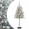 vidaXL Műfenyő g&ouml;mb&ouml;kkel 120 cm 150 LED Meleg feh&eacute;r PVC &eacute;s f&eacute;m
