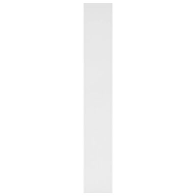 vidaXL fehér forgácslap könyvszekrény/térelválasztó 80 x 30 x 198 cm