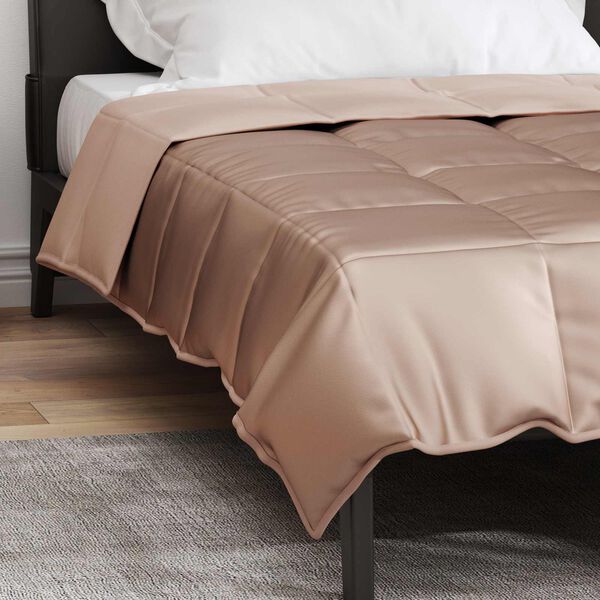 vidaXL Teljes &eacute;ves takar&oacute; Arany 220 x 135 cm Satin &eacute;s Mikrosz&aacute;las