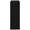 vidaXL K&ouml;nyvespolc Fekete t&ouml;lgy 100 x 33 x 94,5 cm Faanyag