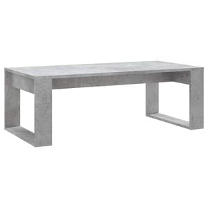 vidaXL betonsz&uuml;rke szerelt fa doh&aacute;nyz&oacute;asztal 102x50x35 cm