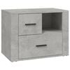 vidaXL betonsz&uuml;rke szerelt fa &eacute;jjeliszekr&eacute;ny 60 x 36 x 45 cm