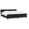 vidaXL fekete b&aacute;rsony rug&oacute;s &aacute;gy matraccal 200x220 cm