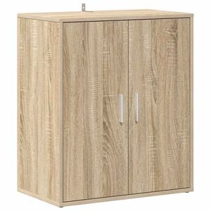 vidaXL sonoma t&ouml;lgy sz&iacute;nű szerelt fa cipősszekr&eacute;ny 60 x 35 x 70 cm