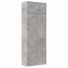 vidaXL betonsz&uuml;rke szerelt fa t&aacute;rol&oacute;szekr&eacute;ny 80 x 42,5 x 225 cm