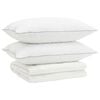 vidaXL 90% l&uacute;d toll paplan szett FULDA 3 db 200 x 220 cm Ny&aacute;ri 100 GSM
