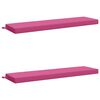 vidaXL Pad p&aacute;rn&aacute;k SOEST 2 db 100% poli&eacute;szter R&oacute;zsasz&iacute;n 140 x 40 x 8 cm