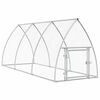 vidaXL sz&uuml;rke horganyzott ac&eacute;l csirkeketrec 300x105x120 cm