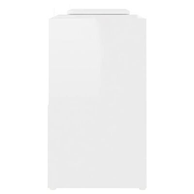 vidaXL magasfényű fehér forgácslap TV-szekrény 104 x 30 x 52 cm