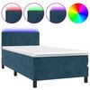 vidaXL s&ouml;t&eacute;tk&eacute;k b&aacute;rsony rug&oacute;s &eacute;s LED-es &aacute;gy matraccal 80 x 200 cm