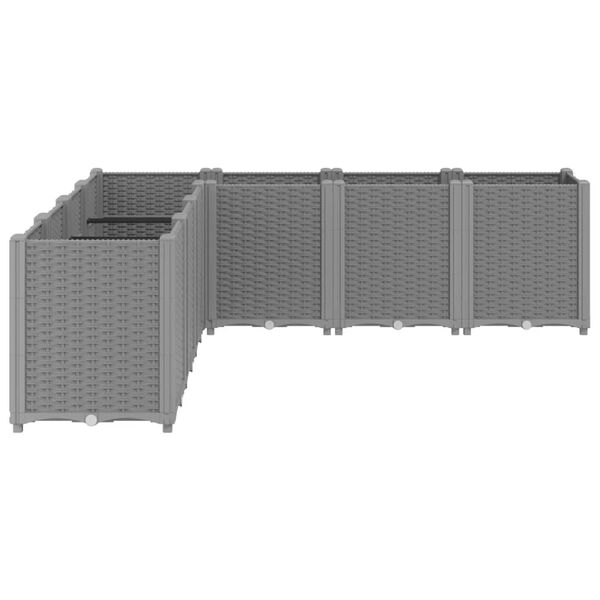 vidaXL vil&aacute;gossz&uuml;rke polipropil&eacute;n kerti &uuml;ltetől&aacute;da 160 x 160 x 53 cm